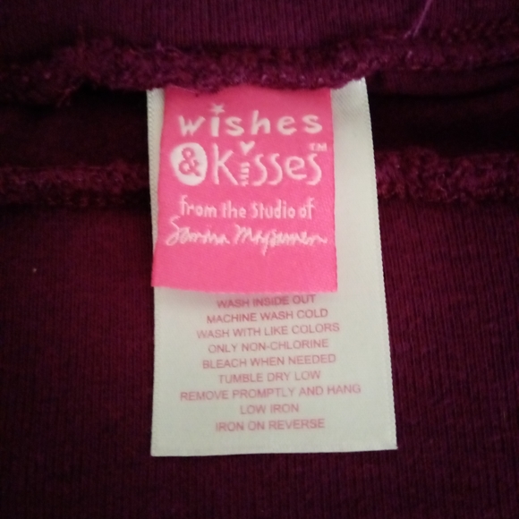 Girl’s Size 7 Plum Ruffled Skirt - Picture 2 of 2